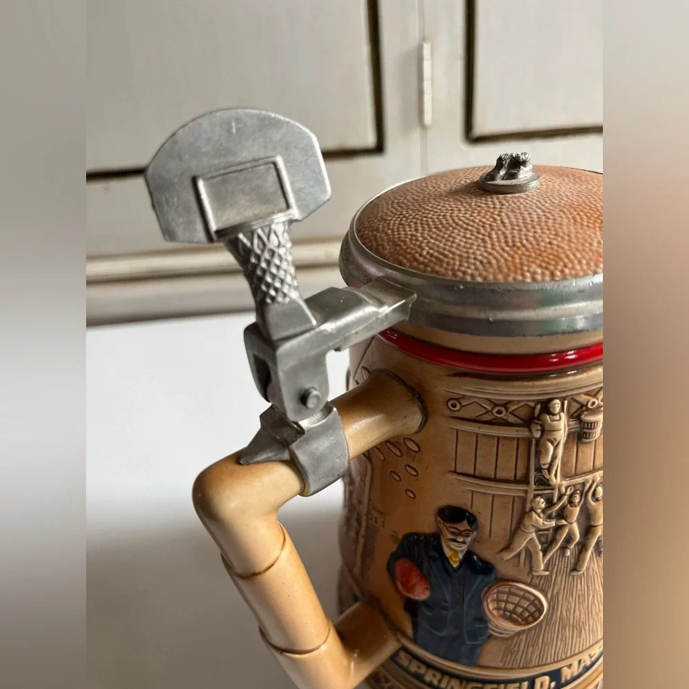 Vintage Avon Stein A Century of Basketball Stein 1993 Hand crafted in Brazil Cup